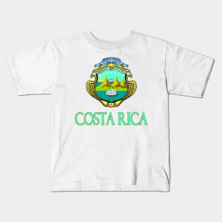 Costa Rica - Coat of Arms Design Kids T-Shirt